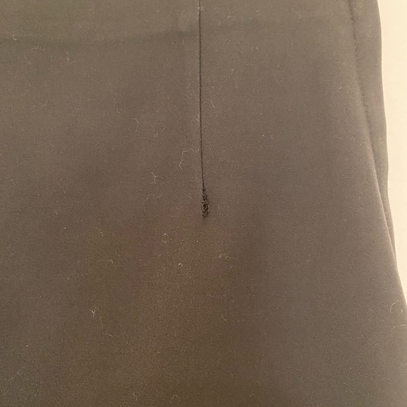 Zara black neoprene like black skirt - Picture 4 of 10